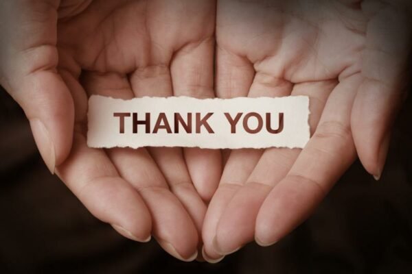 For social security, causes to be say thank you